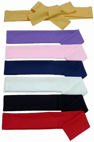 Photo1: OBI - Color Sash - (choose one from 7 colors) (1)